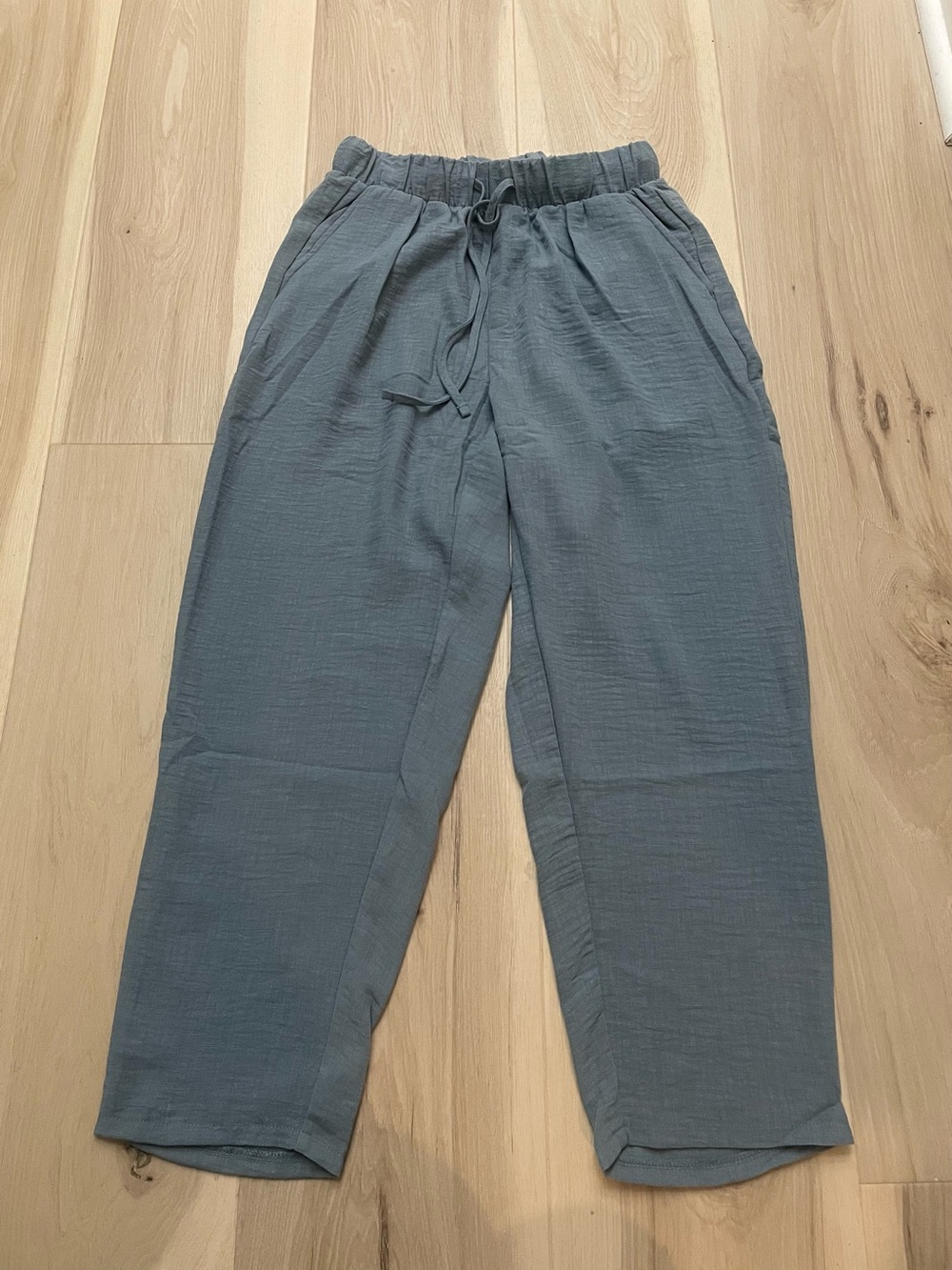 Zenana Women’s Relaxed Drawstring Pants - Slate Blue